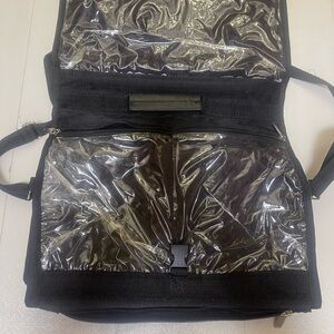 Black Transparent Men Bag